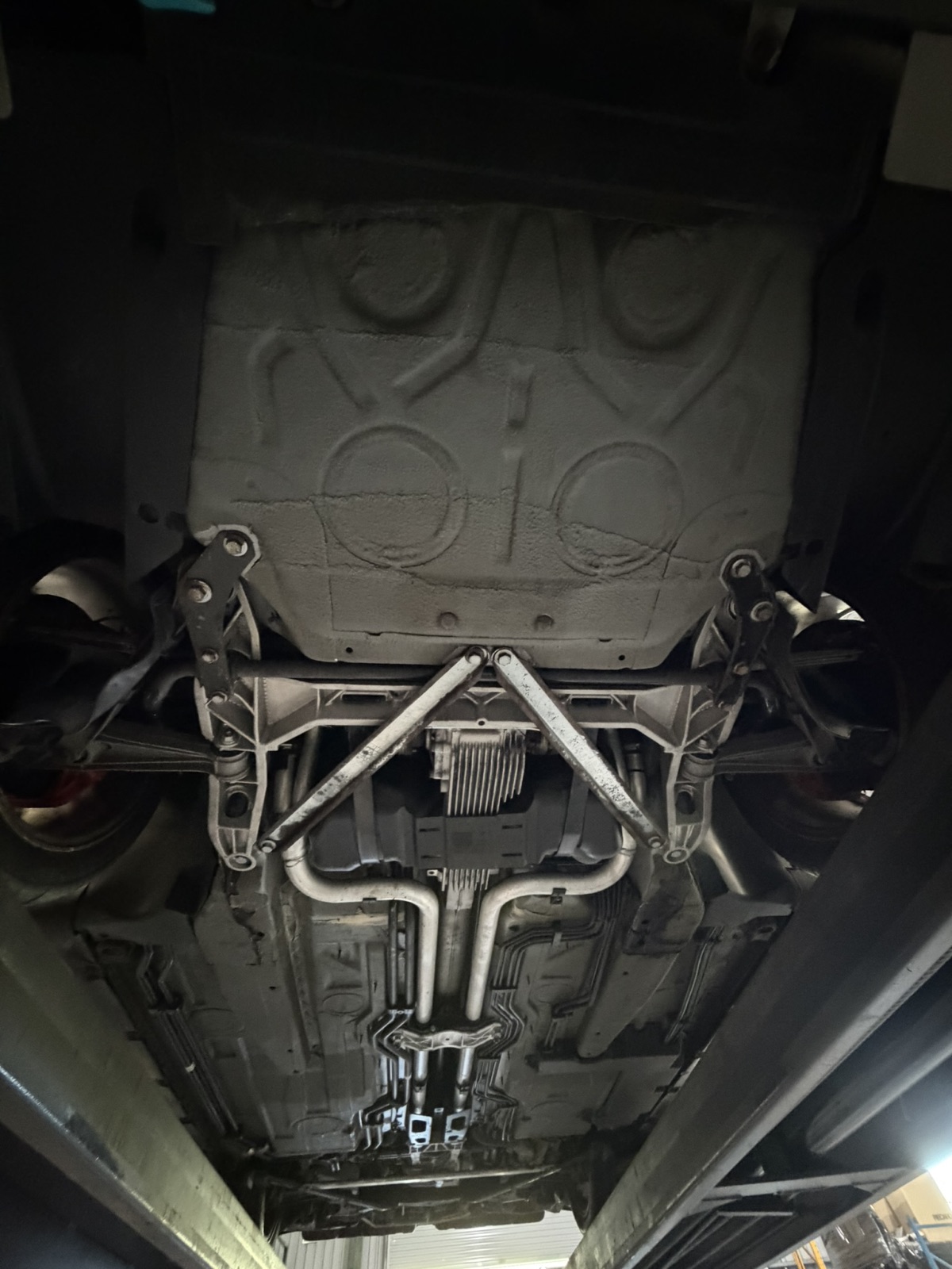 Front subframe after cleaning, second angle