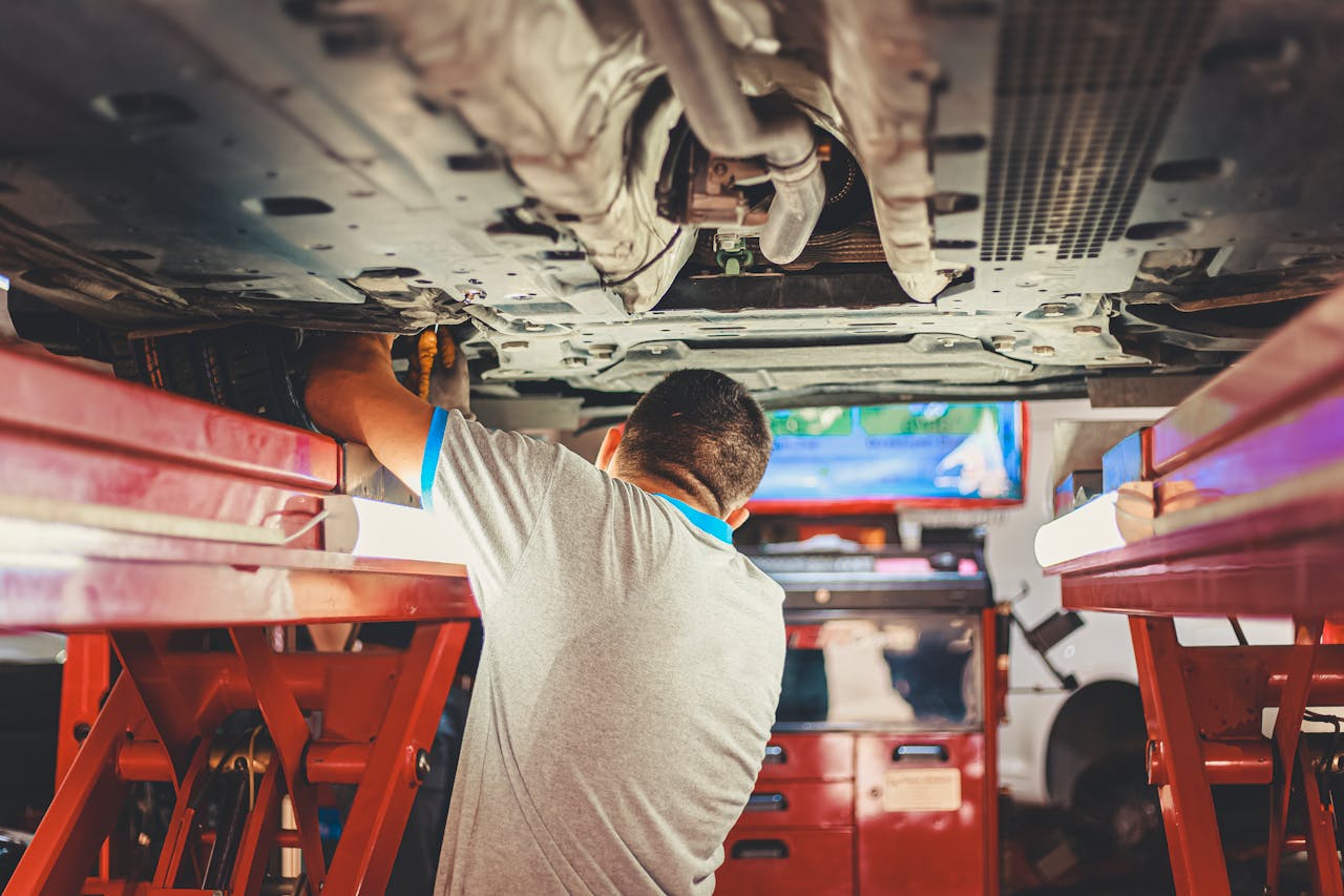 Undercarriage Cleaning — illustrative